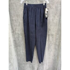 Vintage Pants Women's Small Deadstock Tags Ribbed‎ Texture Casual Minimalist